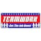 Signmission TEAMWORK GET THE JOB DONE! BANNER SIGN safety insurance signage, 48" H, B-Teamwork Get The Job Don B-Teamwork Get The Job Don - alternate 1